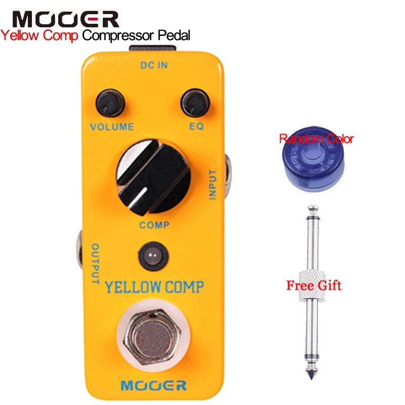 

Mooer Yellow Comp Optical Compressor Guitar Effect Pedal Sound with Smooth Attack and Decay Further More