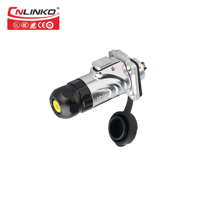Full Metal Shell M16 2-9 Pin Socket&Plug Outdoor Cable Wire Panel IP67 LED Power Waterproof Connector For Audio Video
