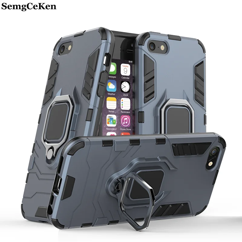 SemgCeKen кольцо на палец Броня чехол для iPhone 5 5S SE i s apple iphone5 Роскошный оригинальный