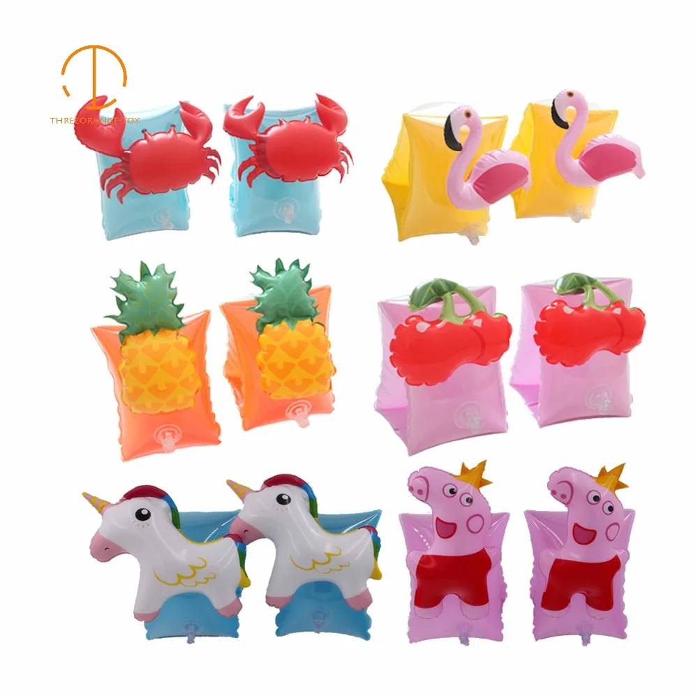 

2pcs/set Arm Swimming Ring Safety Training Swimming Circle Inflatable Armbands Floatation Sleeves For Swimmer Children toys