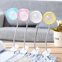 1 шт., регулируемый Ночной светильник с зажимом, мягкий светильник, ing Effect, лампы для чтения, мини портативный милый светодиодный светильник для книг, гибкая защита глаз