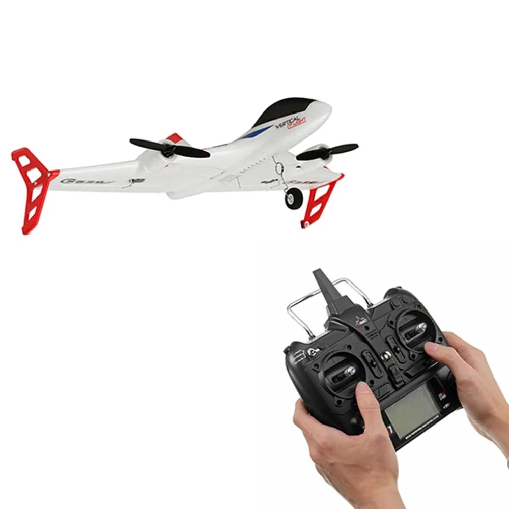 

XK X520 RC 6CH 3D/6G RC Airplane VTOL Vertical Takeoff Land Delta Wing RC Drone Fixed Wing Plane Toy with Mode Switch LED Light