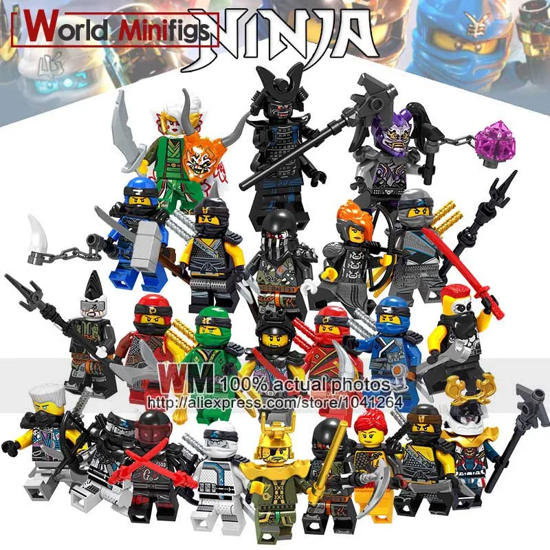 

Single Sale Building Blocks Luke Cunningham Ultra Violet Hutchins Chopper Maroon Compatible Ninjagoed Figures Toys for children