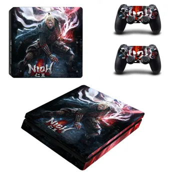 

Game Nioh PS4 Slim Skin Sticker Decal for PlayStation4 Slim Console and 2 Controller PS4 Slim Skins Sticker Vinyl Accessories