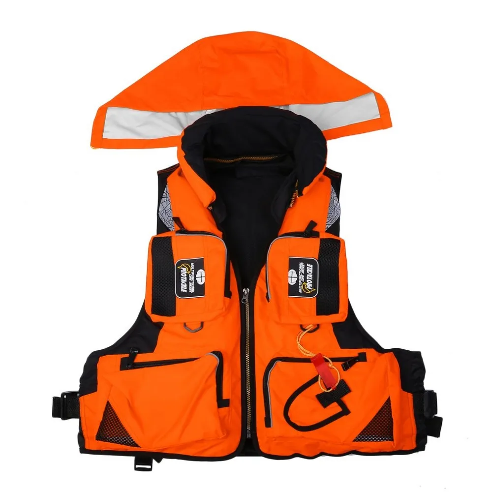 Outdoor Multi Bag Fishing Vest Unisex Adult Safety Life Jacket  (36)