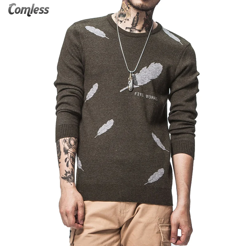 2017 New Fashion Japanese Style Sweater Men Round Neck