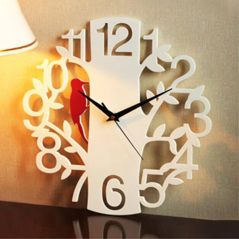 

Art Creative Wall Clock Modern Design Silencieuse Quartz Wall Decorations Geometric Design Beautiful Mechanism Home Decor 40C380