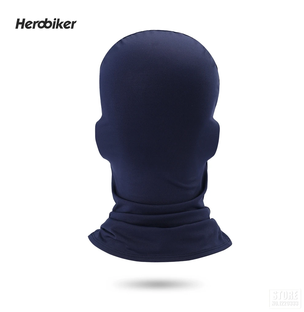 HEROBIKER, новинка, мотоциклетная маска для лица, лайкра, мото Балаклава, Байкерская маска для лица, Лыжная маска, защита от ветра, мотоциклетная маска