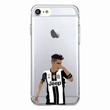 

New Arrival Soft TPU Phone Cases For iphone 6s 5 5s se 6 Plus Famous Soccer Football Player Cover