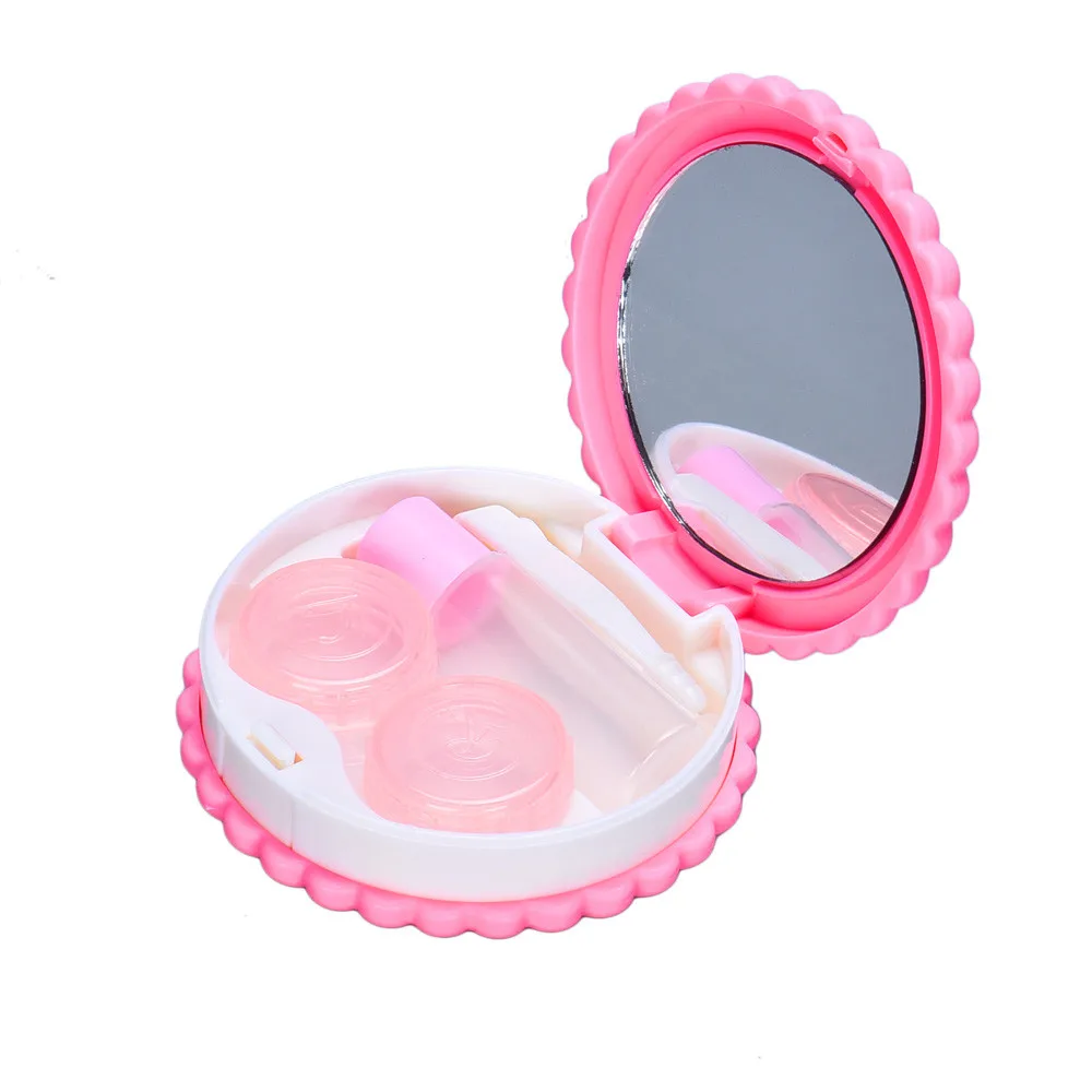 

E5 Cartoon Biscuit Candy Color Contact Lens Box Case For Eyes Care Kit jun24