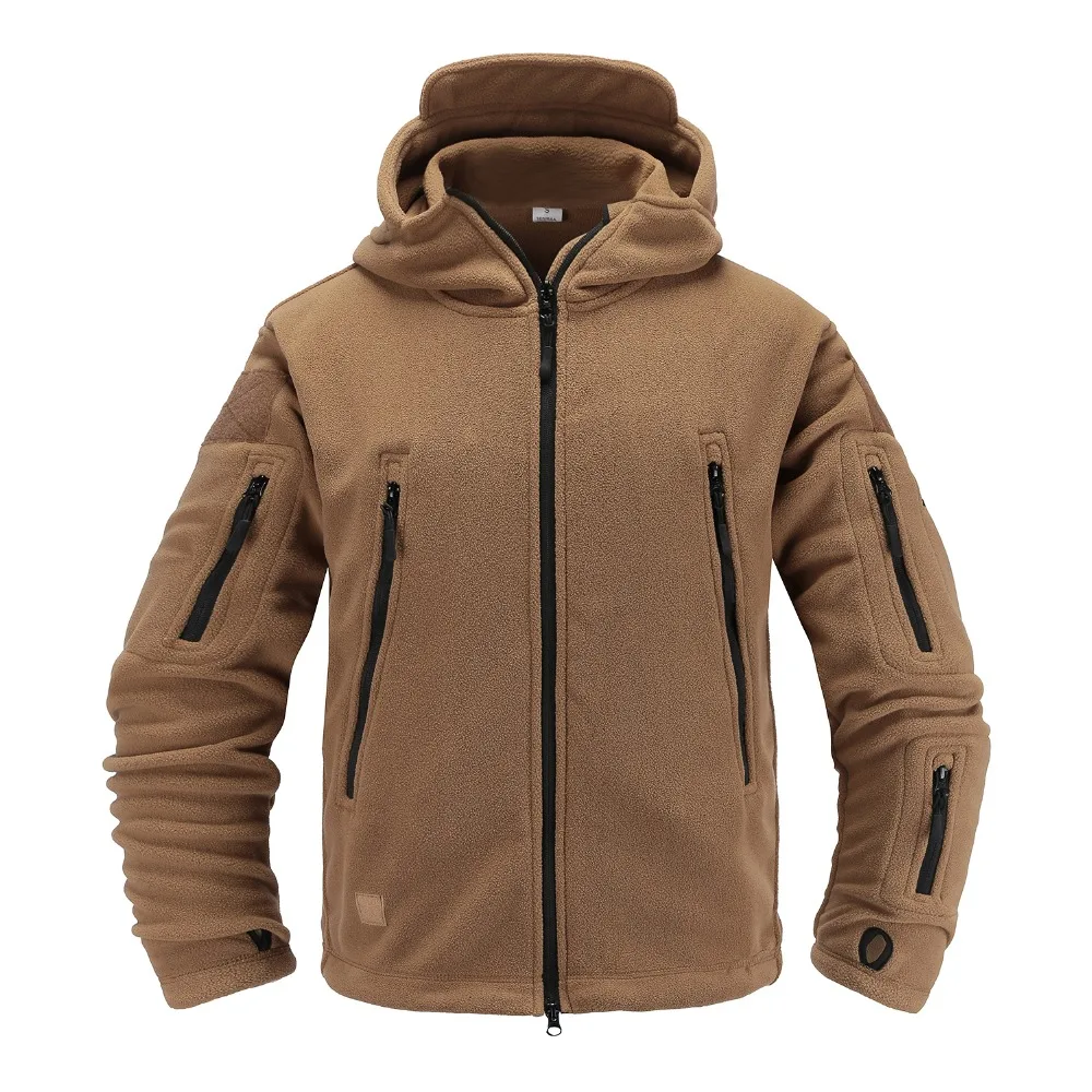 Мягкая оболочка Военная флисовая куртка мужская уличная спортивная тактическая ветрозащитная теплая куртка для охоты армейская одежда