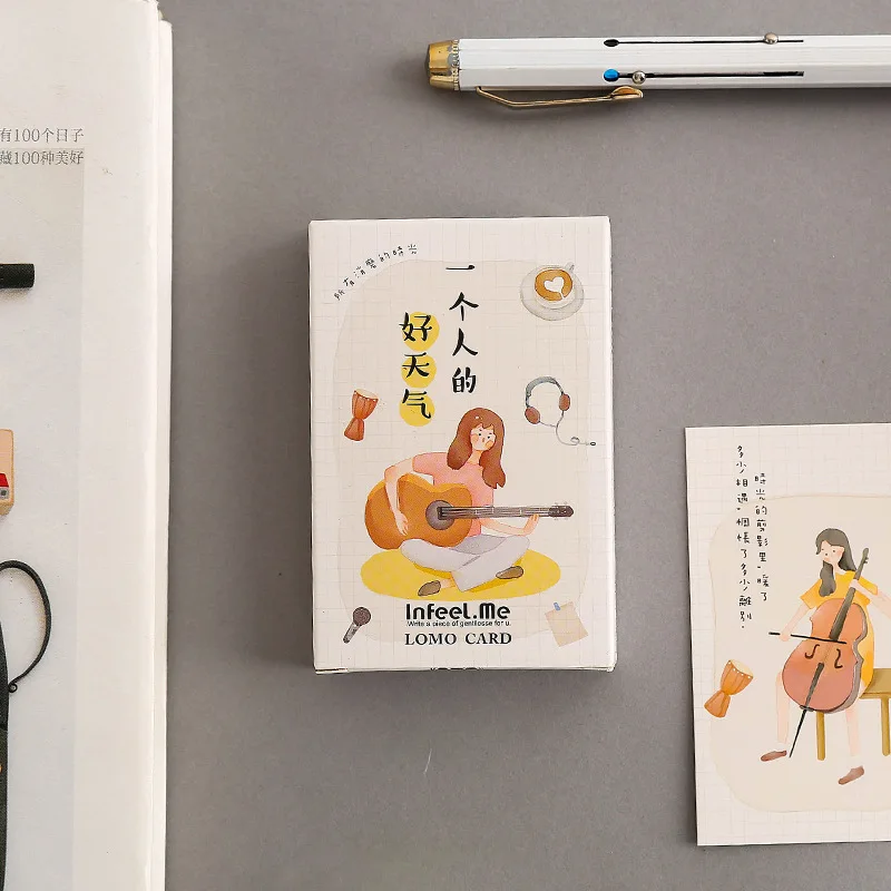 

28 Sheets/Set Novelty Girl's Good Weather Lomo Postcard /Greeting Card/Wish Card/Christmas and New Year gifts