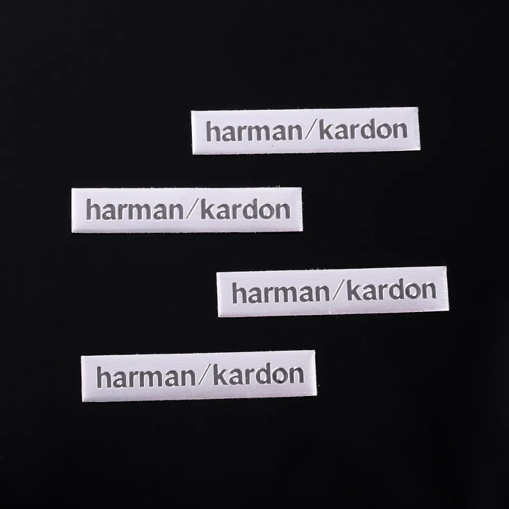 3D Harman/Kardon Hi Fi стерео динамик алюминиевая эмблема наклейка автомобиль аксессуары