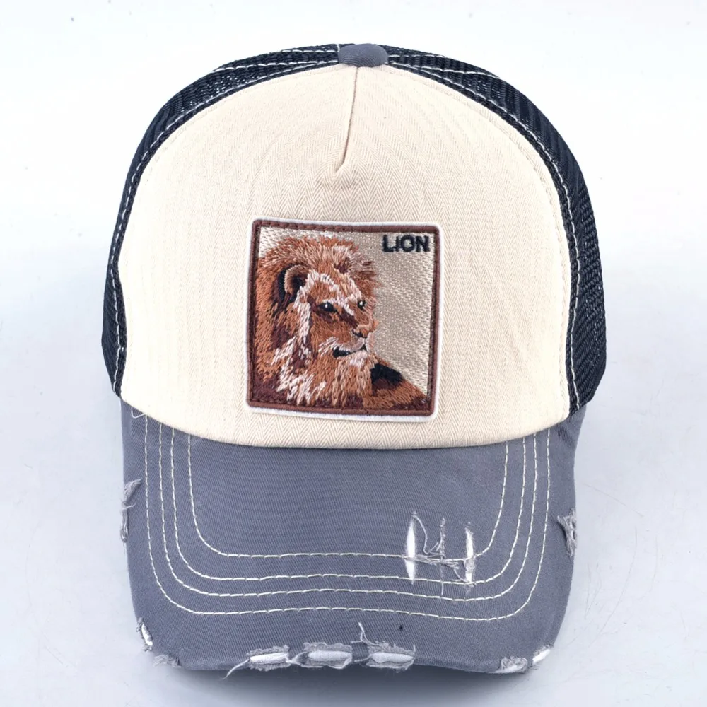 TQMSMY الصيف شبكة قبعة الرجال casquette التطريز الأسد البيسبول كاب للجنسين الهيب هوب العظام عارضة بوكيمون Snapback قبعات النساء الشمس قبعة