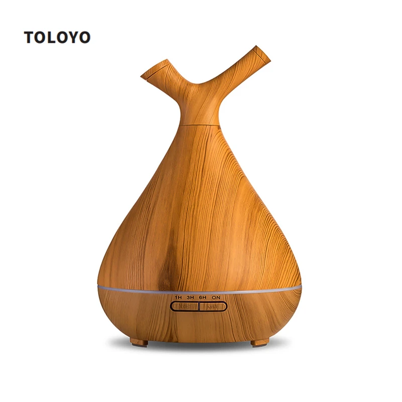 

400mL Electric Aroma Air Diffuser Wood Ultrasonic Air humidifier Essential oil Aromatherapy Cool Mist Maker For Office Home