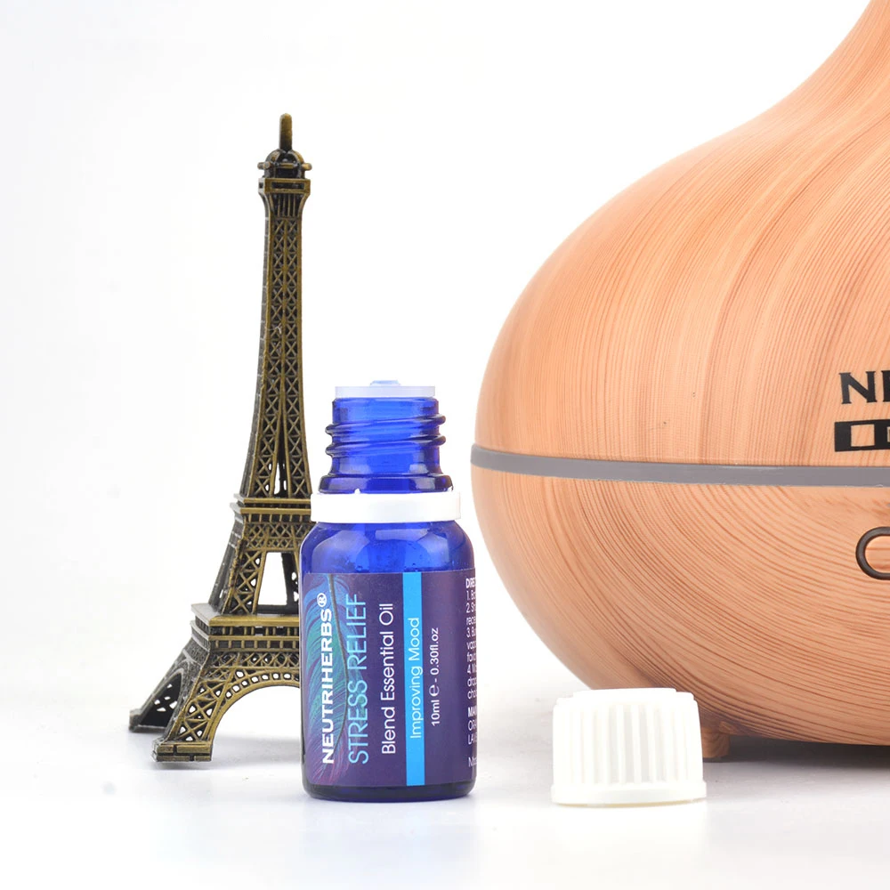 

Neutriherbs 100% Pure Natural Plant Essential Oil skin Moisturizing Essence + Aromatherapy Machine, Fresh Air 10 ml/pc*6
