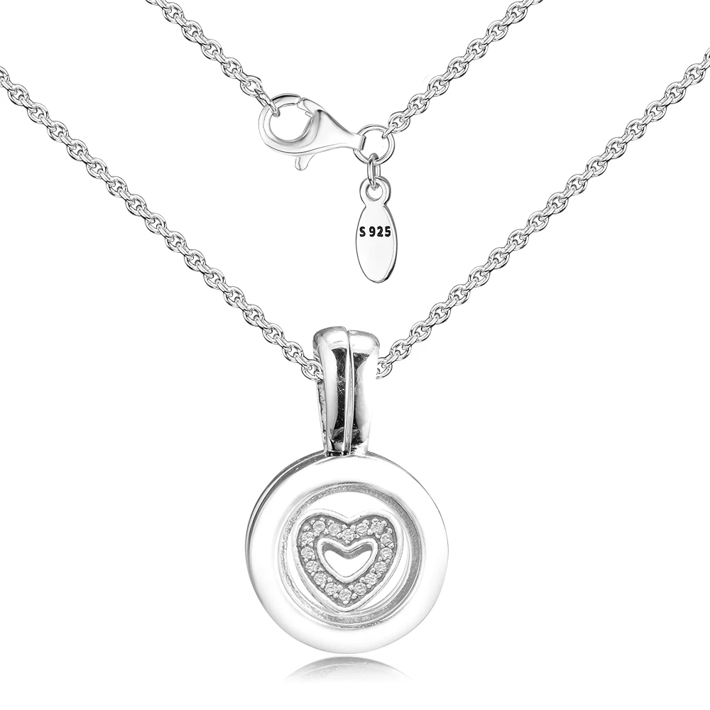 

Fits for Pandora Bracelets Floating Locket Beads with Clear CZ 100% Original 925 Sterling Silver Jewelry Charms Free Shipping