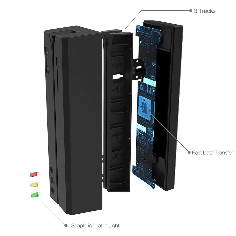 ITOSAYDE OSAYDE MSR606 3 трека Hi-co& Low-co считыватель карт с магнитной полосой/устройство записи энкодера