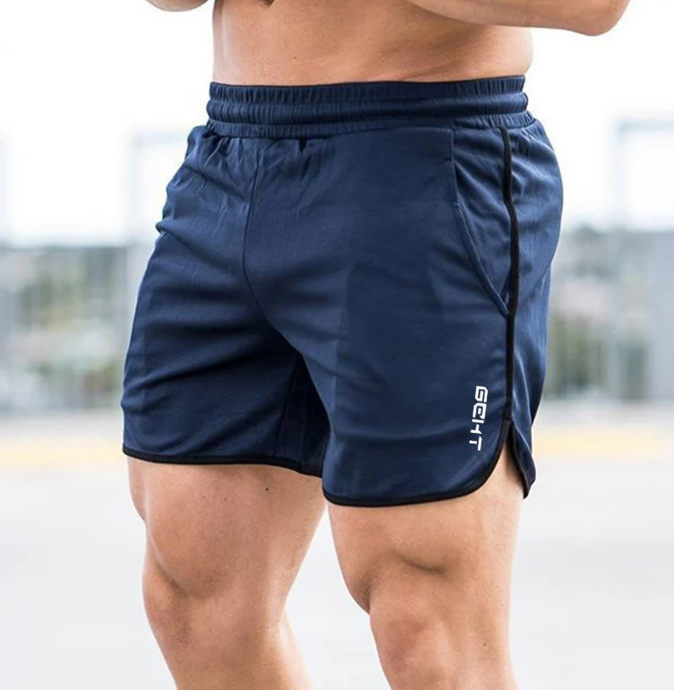Новые мужские шорты для фитнеса бодибилдинга мужские летние спортивные залы тренировка Мужская дышащая сетка быстросохнущая Спортивная одежда для бега пляжные шорты - Цвет: 8