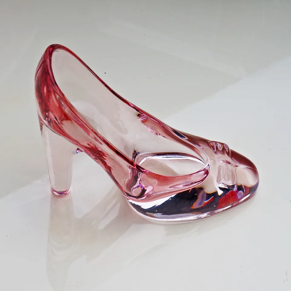 Crystal Shoes Gl Slipper Birthday Gift Home Decor Cinderella Crystal Shoes Gl Slipper Birthday