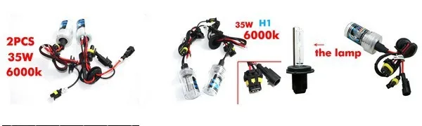 2 шт. х 35W 4300 K/6000 K/8000 K HID Xenon лампы DC12V для D4 H3 H4 H9 H10 H11 H13 9004 9005 9006