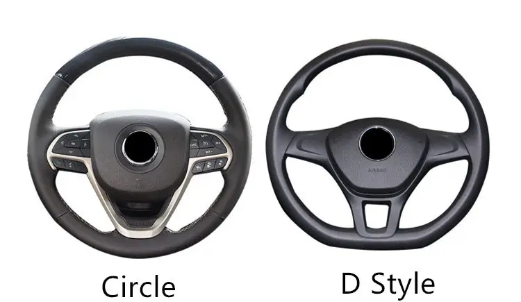 auto Car Steering wheel Cover for Ford Focus MK2 MK3 MK4 kuga Escape Fiesta Ecosport Mondeo Fusion Transit B-MAX