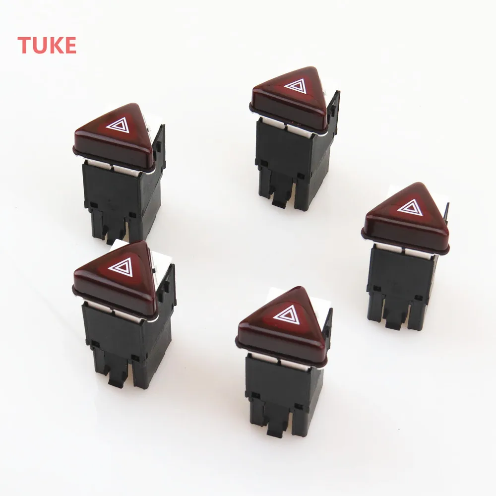 RWSYPL Qty 5 Red Alarm Double Flash Emergency Light Switch Hazard