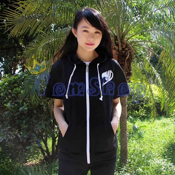 Fairy Tail Short Sleeve Hoodie-2