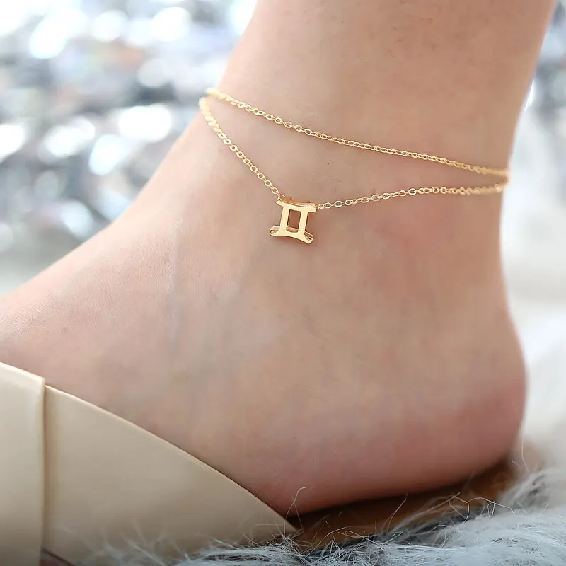 Zodiac ankle bracelet Clearance