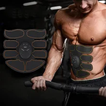 Тренажер для мышц брюшного пресса, тренажер, умный ABS стимулятор, фитнес, тренажерный зал, стикер, коврик, тонкий массажер ZJ55