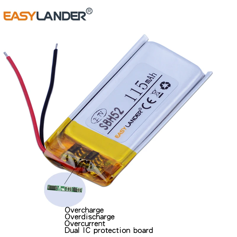 Easylander Замена 3,7 V 115mAh литий-ионный полимерный аккумулятор для SONY SBH52 SBH-52 SBH50 SBH-50 bluetooth-гарнитура AHB291634P