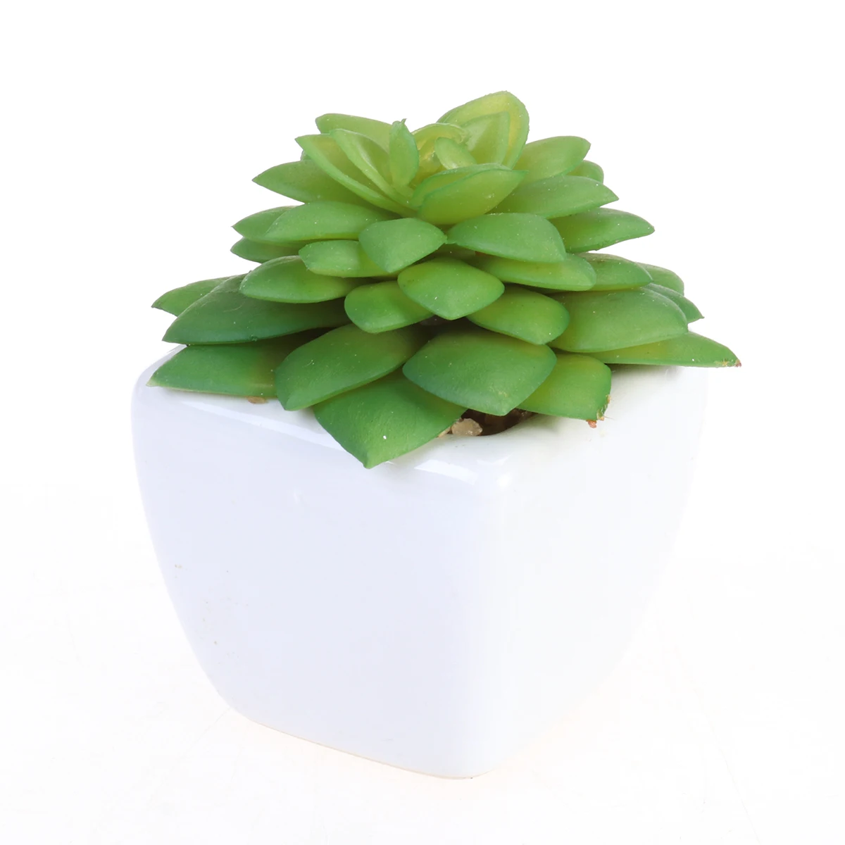 NICEXMAS куб современные Зеленые искусственные влагозапасающие растения в горшках мини искусственный цветочный горшок для внутреннего и наружного декора