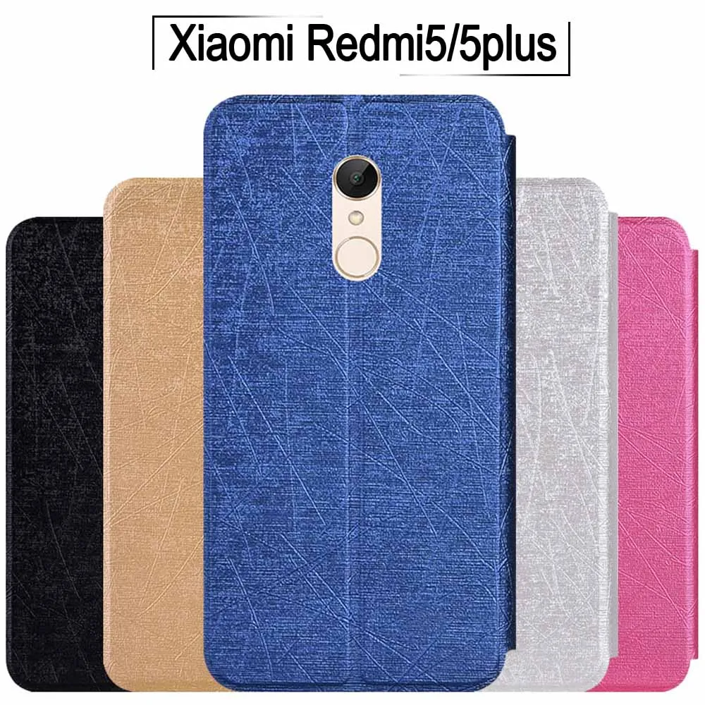 

for Xiaomi Redmi 5 case 5 Plus cover Luxury business book cover soft TPU stand leather case for Xiaomi Redmi 5 plus flip case