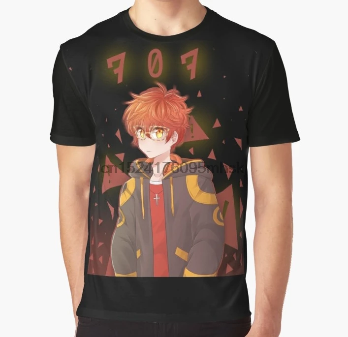 

All Over Print Men t shirt Funny tshirt Mystic Messenger 707 Graphic Women T-Shirt