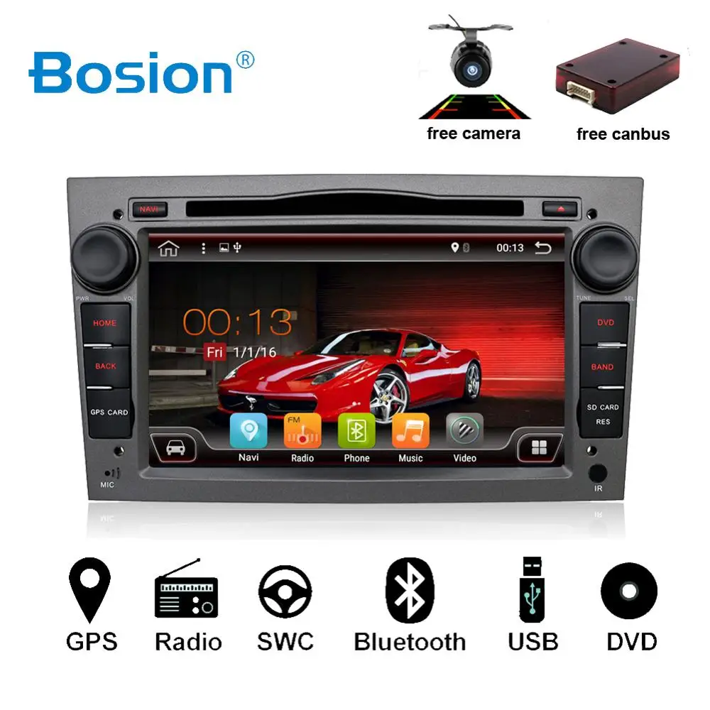 Автомобильный DVD плеер 2 Гб ОЗУ Android 10 система GPS навигации для Opel Zafira B Vectra C D Antara Astra