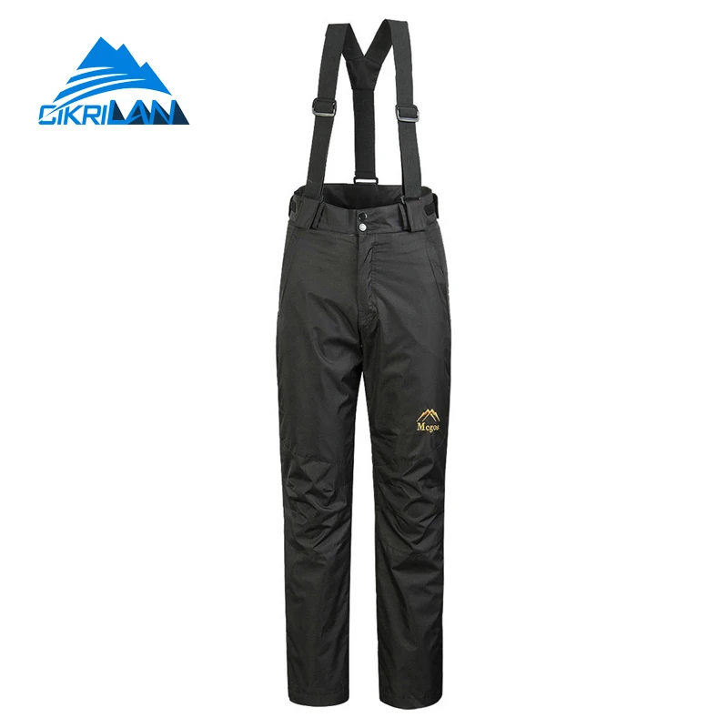 

Women 2in1 Outdoor Water Resistant Windstopper Breathable Ski Hiking Pants With Removable Fleece Liner Strap Pantalones Mujer