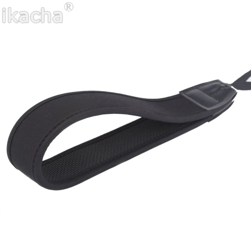 Slr Camera Neck Tracolla Cintura Nera Flessibile Tracolla Per Dslr Per Sony Canon Nikon Pentax Panasonic Parti Accessorie