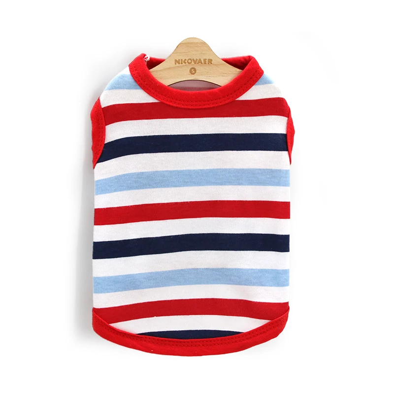 

Summer Dog Clothes Striped Pet Clothing For Dogs Pets Clothing Small Medium Dog Costume Chihuahua Cat Clothes For Dogs Yorkshire