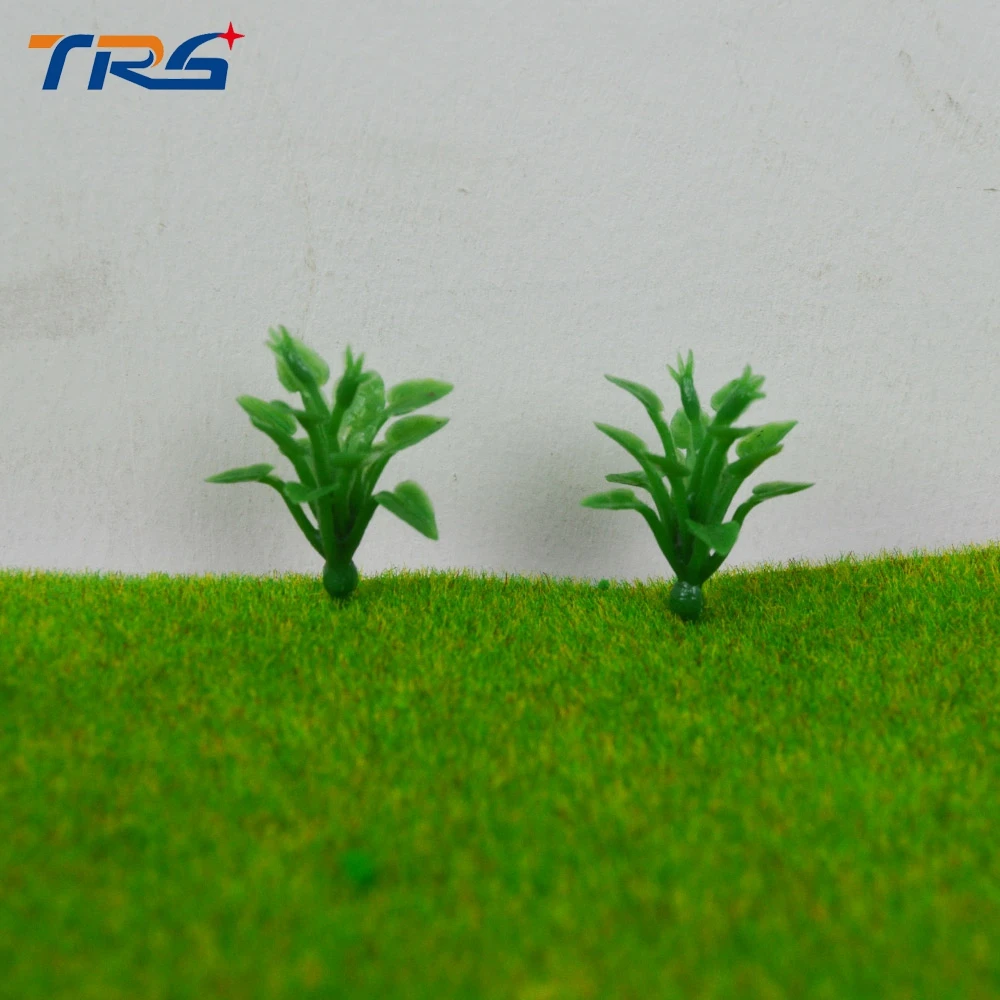 Teraysun 3.5CM artificial model grass plastic mini grass toy green