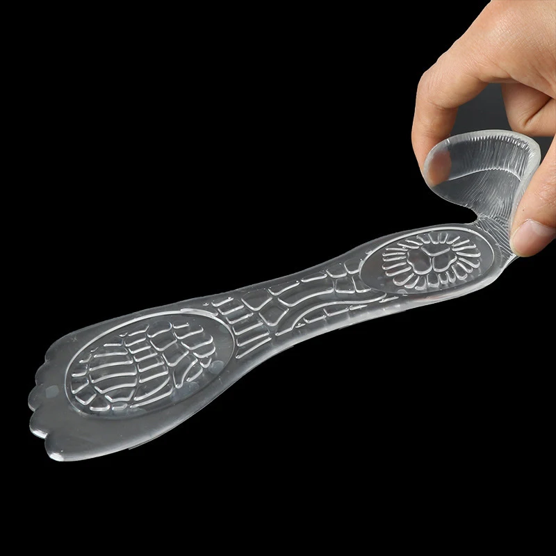 

Women High Heel Insoles Shoes Pad Cushion Inserts Transparent Slicione Foot Pads Gel MSJ99