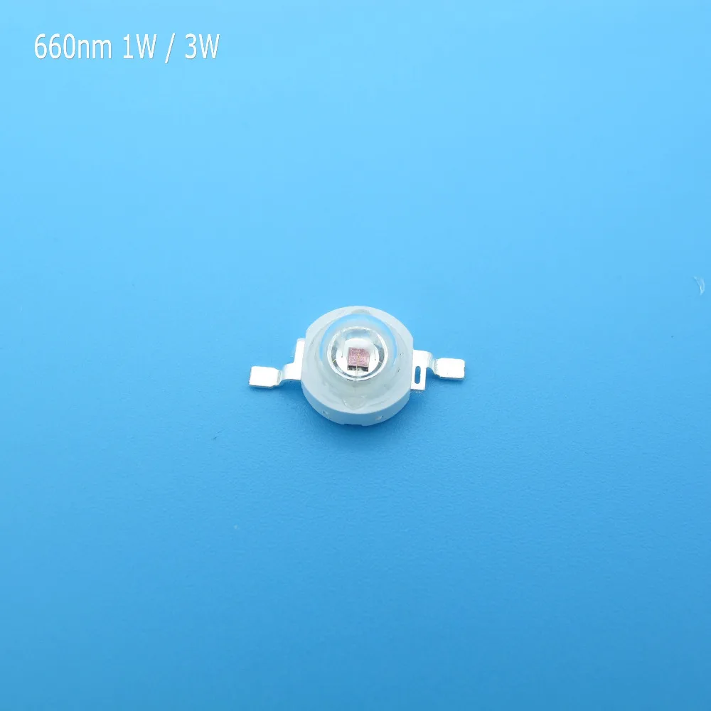 High Power 660nm Deep Red LED Grow Chip 1W 3W 5W 10W 20W 30W 50W 100W COB LED Beads for Plant Grow Light DIY