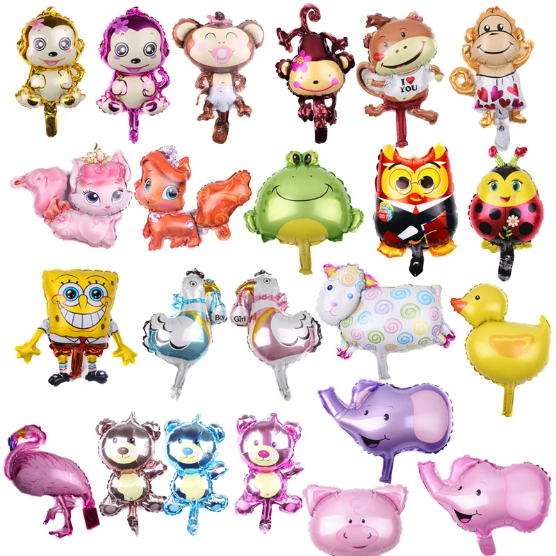 

Mini Animal Foil Balloons Kids Birthday Party Decor Baby Inflatable Air Balloon Birthday Party Decoration Baby Shower Supplies