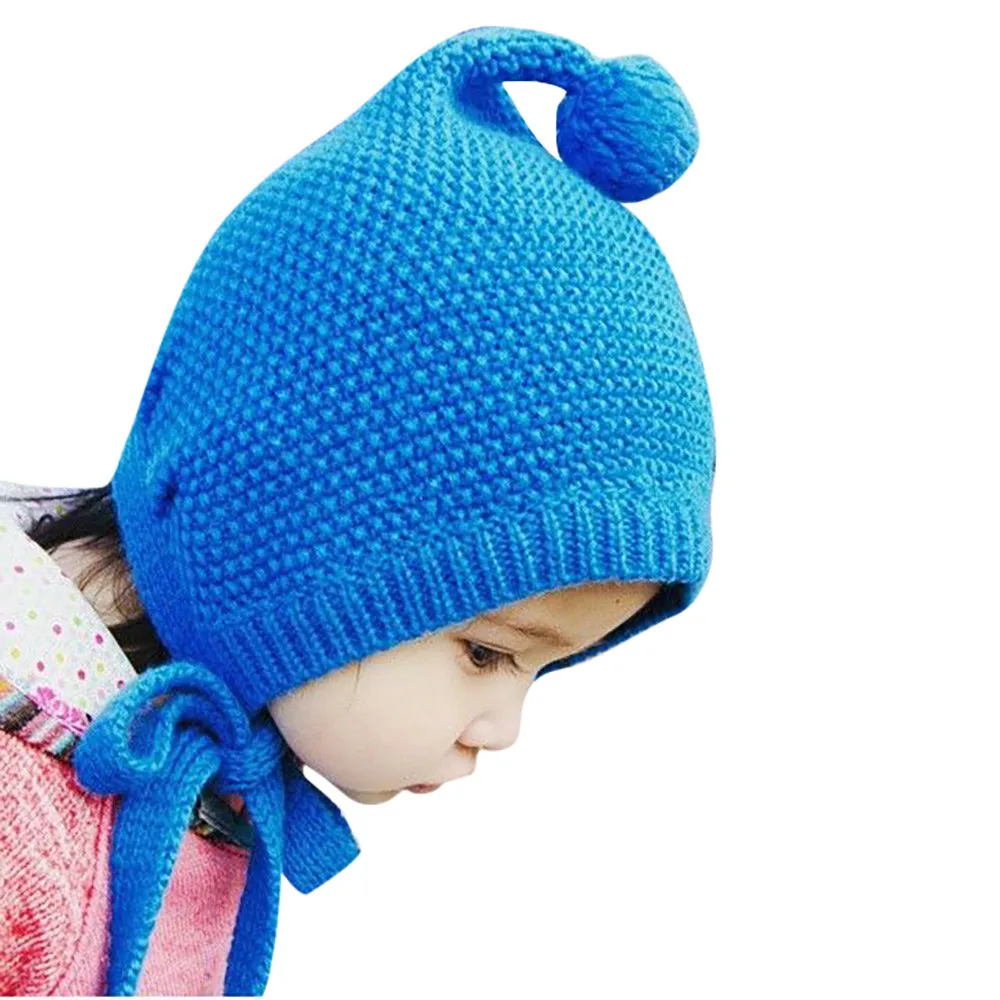 baby winter hat Toddler Kids Boy Girl Knitted Crochet Beanie Winter