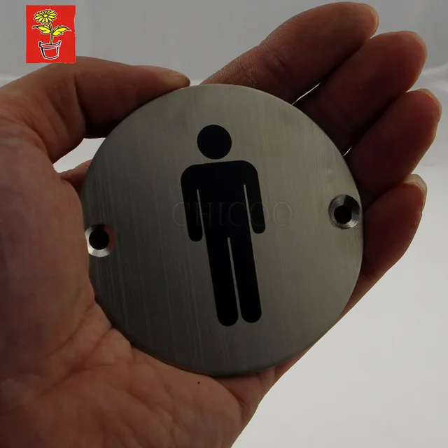 Hi Q Steel Door Sign Plates Toilet Plate Men Signs Stainless Hi Q Steel Door Sign Plates Toilet Plate Men Signs Stainless Name