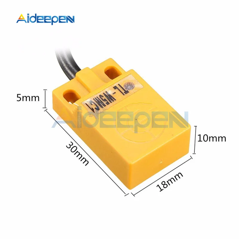 1//5/" 5mm Detecting Inductive Proximity Sensor Detection Switch NPN DC 6-36V 200A