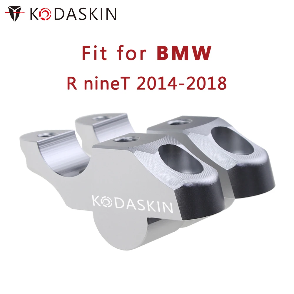 

KODASKIN Motorcycle Handlebar Riser Clamp Extend Adapter for BMW R nineT 2014-2018