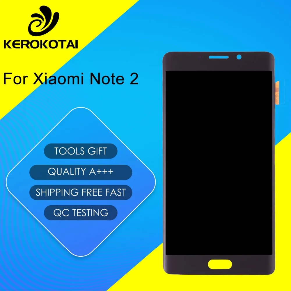 Для Xiaomi Note 2 100% оригинальное качество ЖК дисплей сенсорный экран дигитайзер