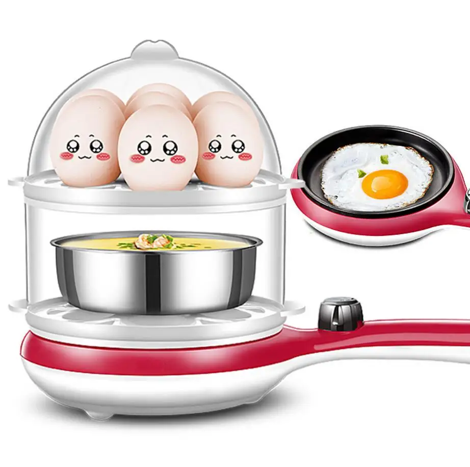 Multifunctional Egg Boiler 3 In 1 Automatic Power Off Egg / Egg Custard