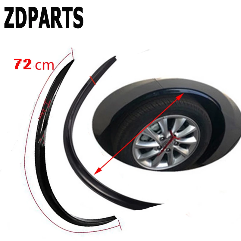 Углеродные наклейки ZDPARTS для автомобильного брызговика края шины колеса Volkswagen VW