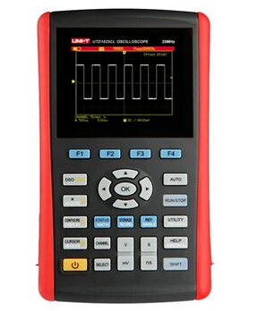 Портативный цифровой осциллограф UNI-T UTD1025DL 2 канала 25 МГц осциллограф Scopemeter 250 мс/с и мультиметр DMM 2в1 USD